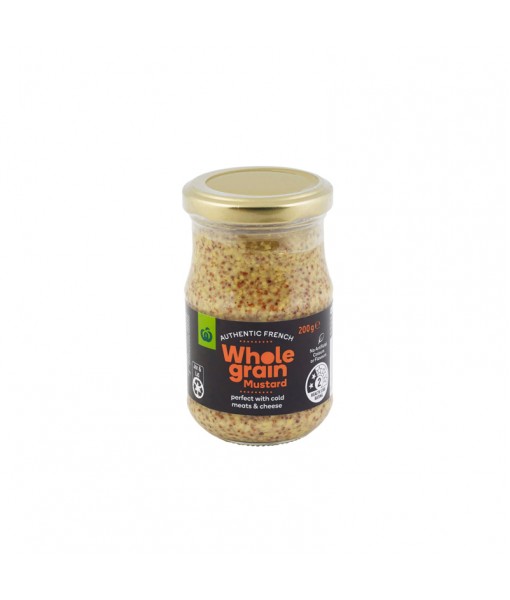 Select Mustard Wholegrain 190g 6's