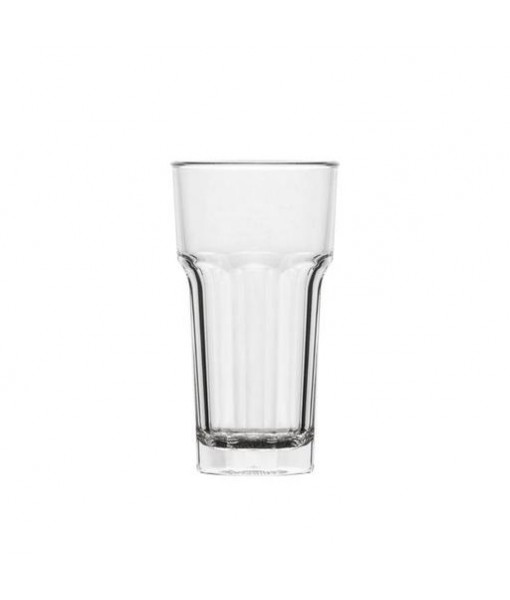 Tall Rock Glass 8 Sided
