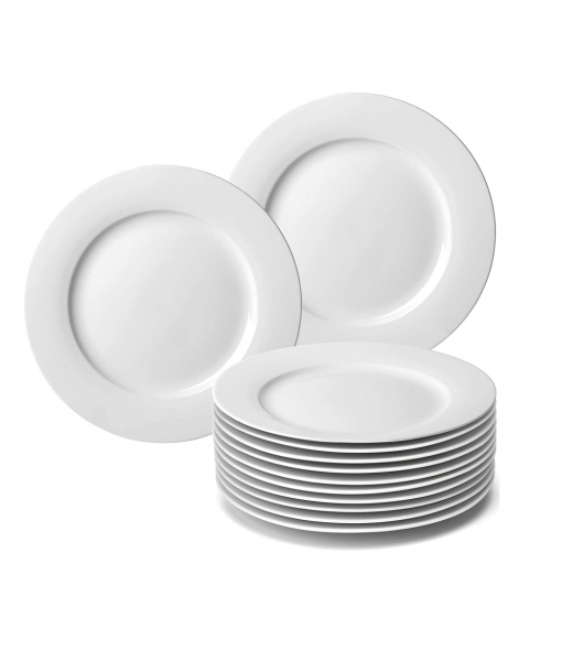 Porcelain White Rice Plate