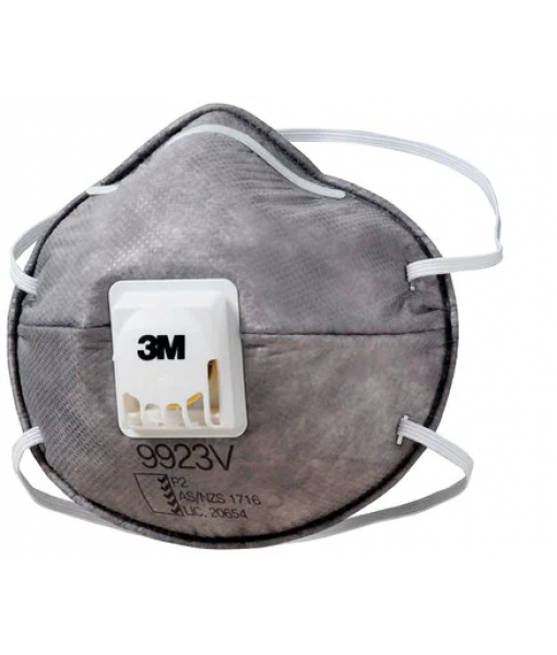 3M Cupped Particulate P2 Respirator 9923V BX100