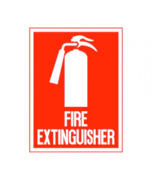 Sign Metal Fire Extinguisher 300x225