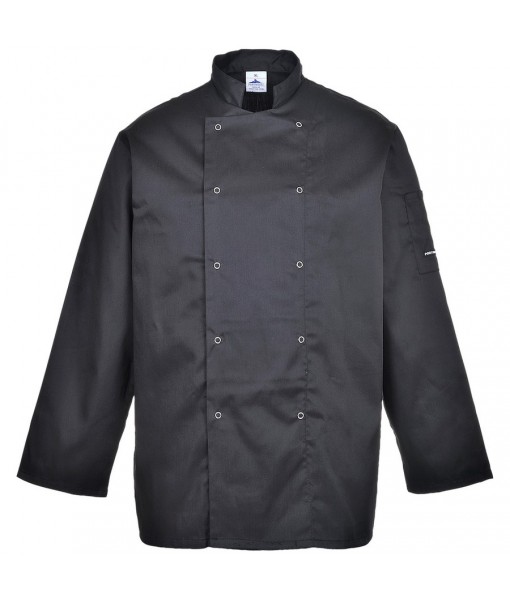 Suffolk Chefs Jacket Black